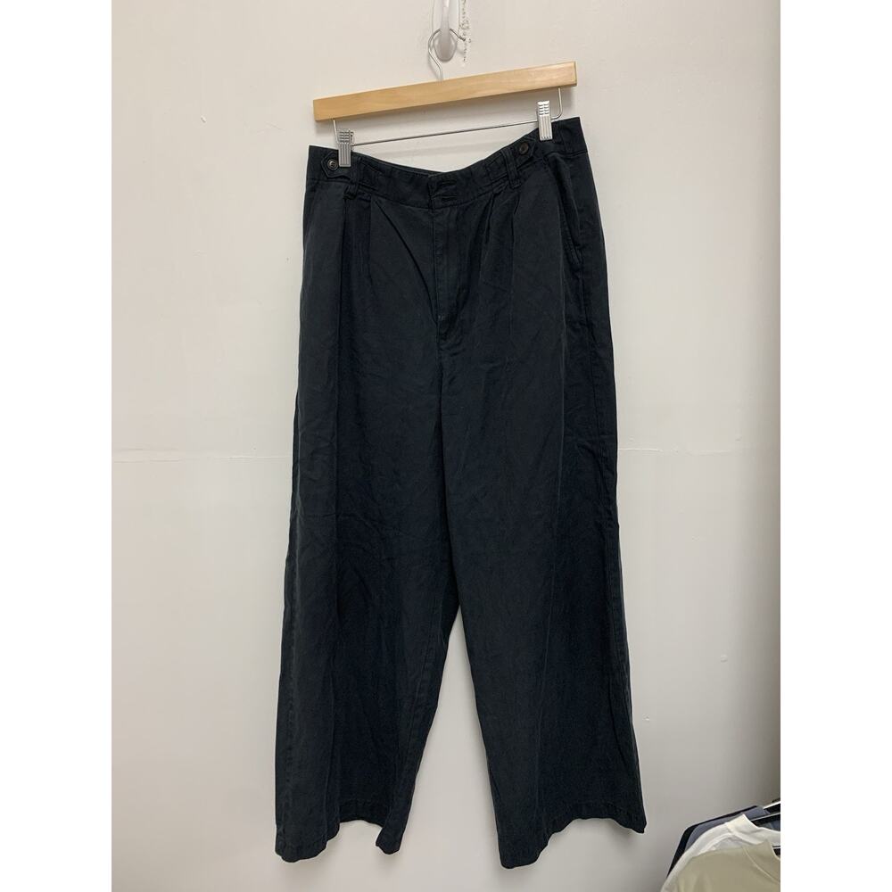 Madewell Harlow Wide Leg Pants High Rise Pleated Light Green NG521 Size 12